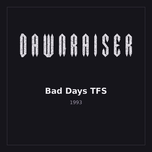 Bad Days TFS cover art